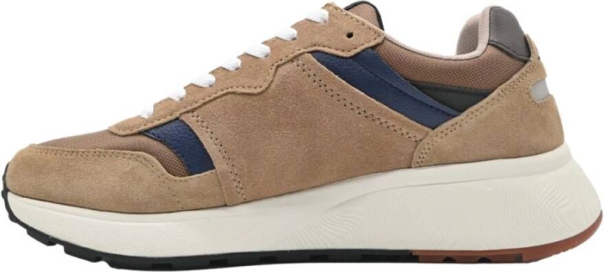 Sun68 Daddy Volpe Sneakers Donker Beige Brown Heren