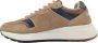 Sun68 Daddy Volpe Sneakers Donker Beige Brown Heren - Thumbnail 2