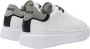 Sun68 Dames Sneakers van Leer met Glitterdetail White Dames - Thumbnail 3