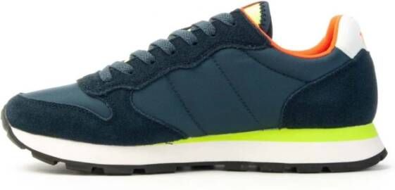 Sun68 Fluo Tom Hardloopschoenen Blue Heren