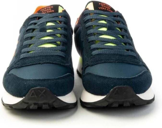 Sun68 Fluo Tom Hardloopschoenen Blue Heren