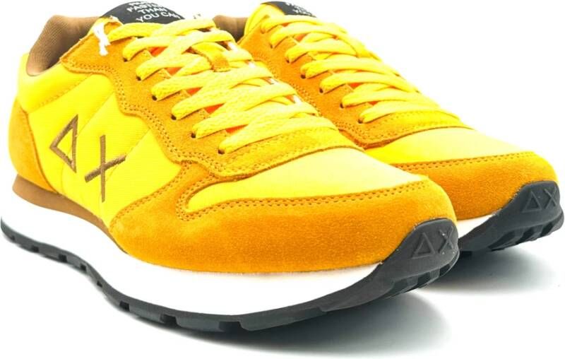 Sun68 Gele Sneakers Tom Solid Model Yellow Heren