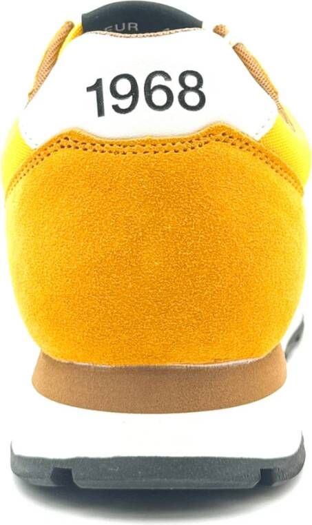 Sun68 Gele Sneakers Tom Solid Model Yellow Heren