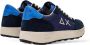 Sun68 Blauwe Leren en Stoffen Genius Schoenen Blue Heren - Thumbnail 3