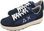 Sun68 Genius Navy Blue Sneakers Blue Heren - Thumbnail 3