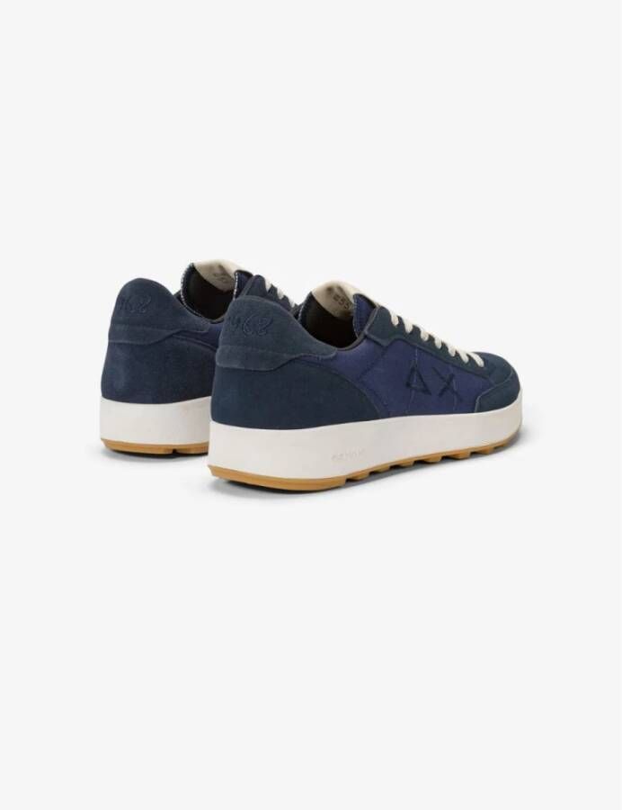 Sun68 Genius Tennis Style Sneaker Blue Heren