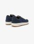 Sun68 Genius Tennis Style Sneaker Blue Heren - Thumbnail 3