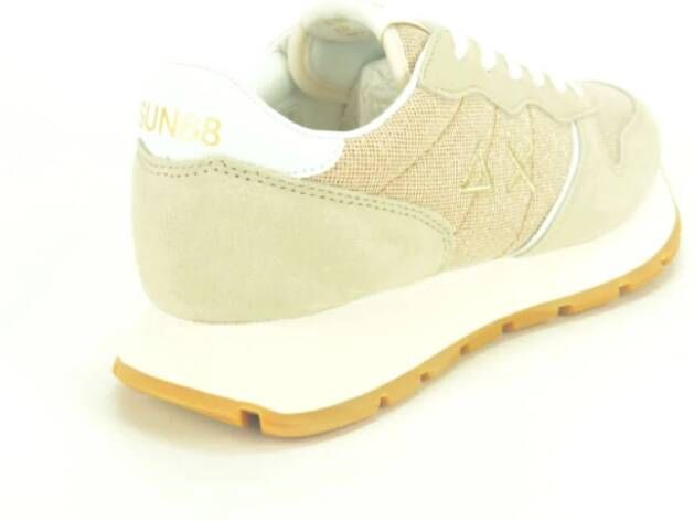 Sun68 Glitter Beige Runner Beige Dames