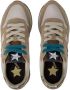 Sun68 Glitter Logo Stargirl Sneakers Beige Dames - Thumbnail 4