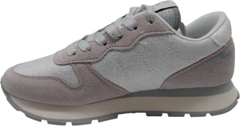 Sun68 Glitter Mesh Hardloopschoenen Gray Dames