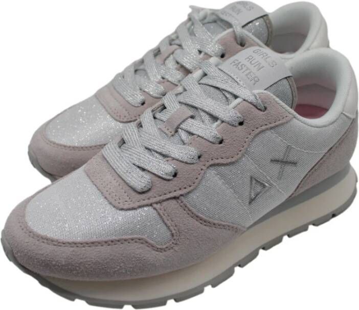 Sun68 Glitter Mesh Hardloopschoenen Gray Dames