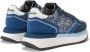 Sun68 Glitter Sneaker Marineblauw Suède Blue Dames - Thumbnail 2