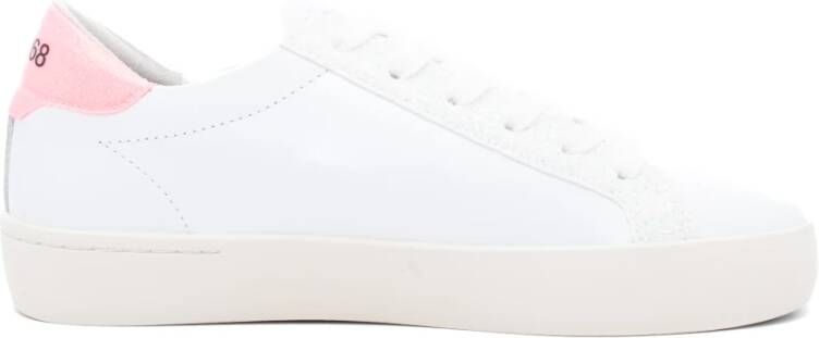 Sun68 Glitter Sneakers Katy Leather White Dames