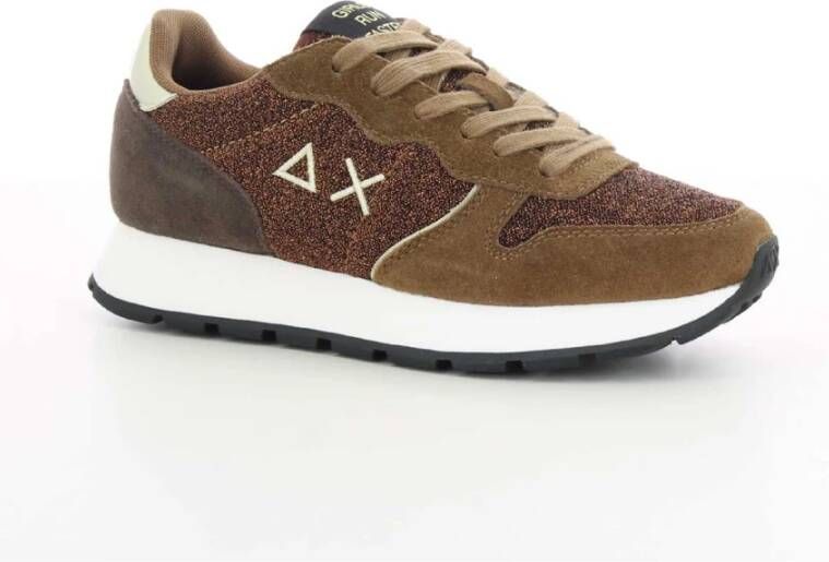 Sun68 Glitter Textiel Damesschoenen Goud Brown Dames