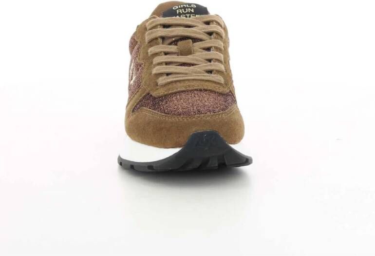 Sun68 Glitter Textiel Damesschoenen Goud Brown Dames