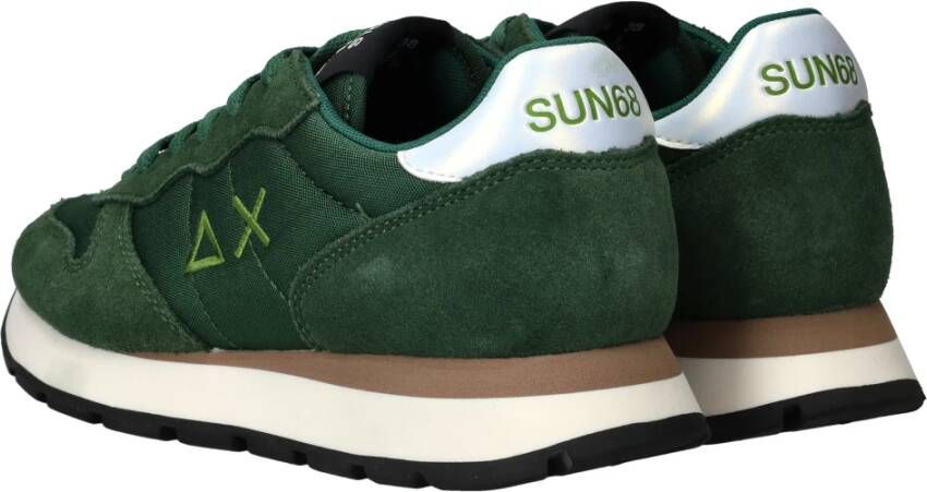 Sun68 Groene Ally Solid Nylon Sneakers Green Dames