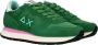 Sun68 Groene Ally Solid Nylon Sneakers voor Dames Green Dames - Thumbnail 5