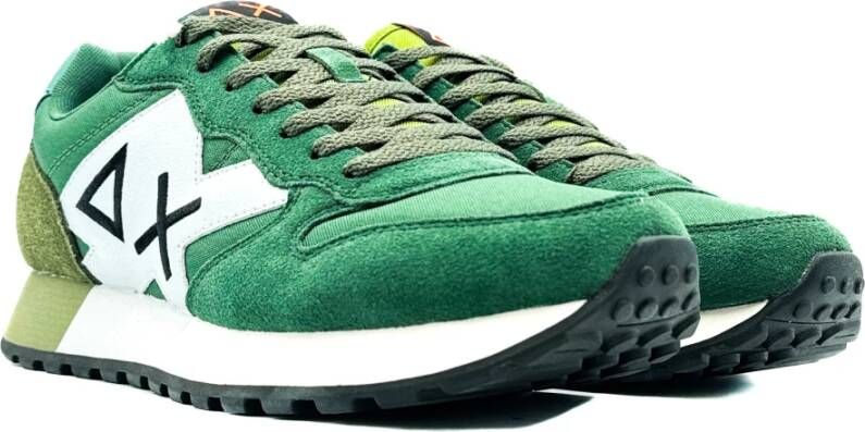 Sun68 Groene Sneakers Jaki Model Green Heren