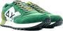 Sun68 Nylon Suede Sneakers Multigreen Rubber Zool Green Heren - Thumbnail 2