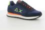 Sun68 Groene TOM Fluo Sneakers Heren Blue Heren - Thumbnail 2