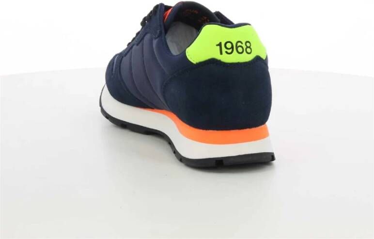 Sun68 Groene TOM Fluo Sneakers Heren Blue Heren