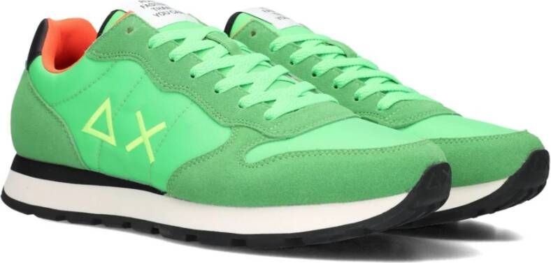 Sun68 Groene TOM Solid Nylon MEN Sneakers Green Heren