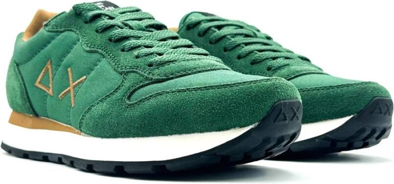 Sun68 Groene Tom Solid Sneakers Green Heren