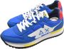 Sun68 Hardloopsneakers Solid Royal Blue Dames - Thumbnail 3