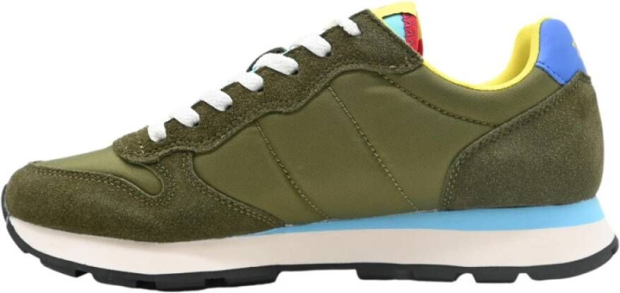 Sun68 Hardloopsneakers voor Peace Militare Green Heren