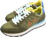 Sun68 Hardloopsneakers voor Peace Militare Green Heren - Thumbnail 3