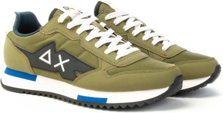 Sun68 Hardloopstijl Sneakers Niki Solid Green Heren