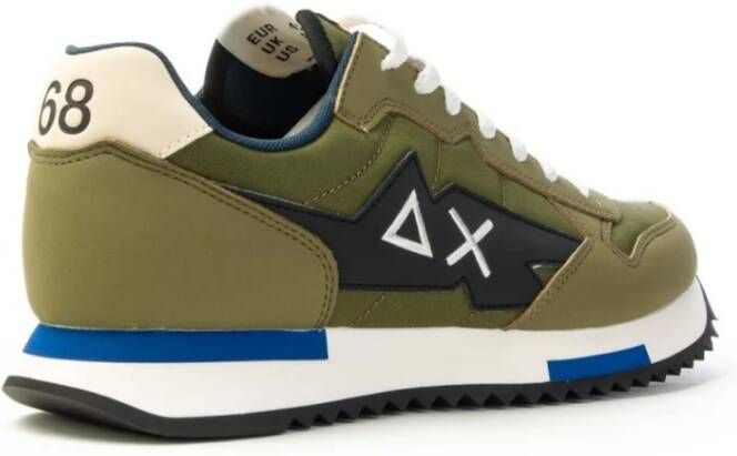 Sun68 Hardloopstijl Sneakers Niki Solid Green Heren