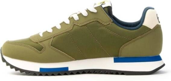 Sun68 Hardloopstijl Sneakers Niki Solid Green Heren