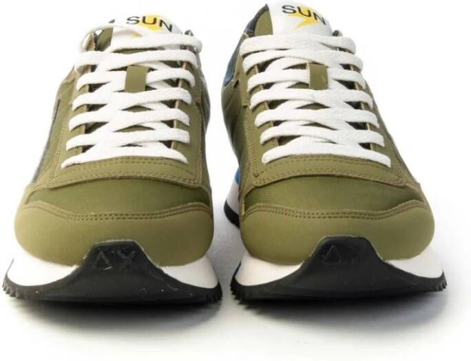 Sun68 Hardloopstijl Sneakers Niki Solid Green Heren