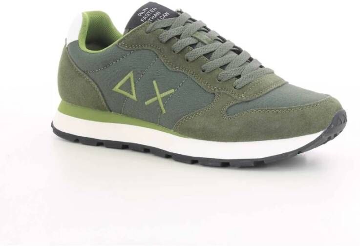 Sun68 Heren Khaki TOM Solid Schoenen Green Heren