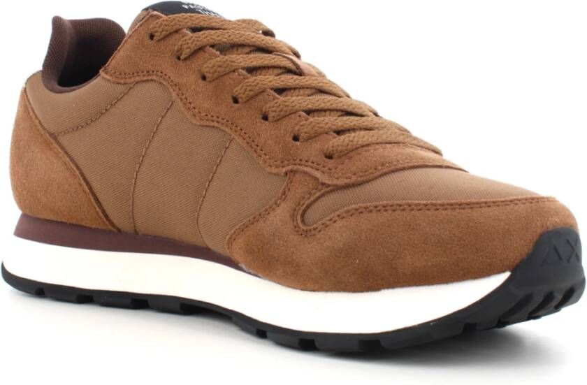 Sun68 Heren Lage Sneakers Brown Heren