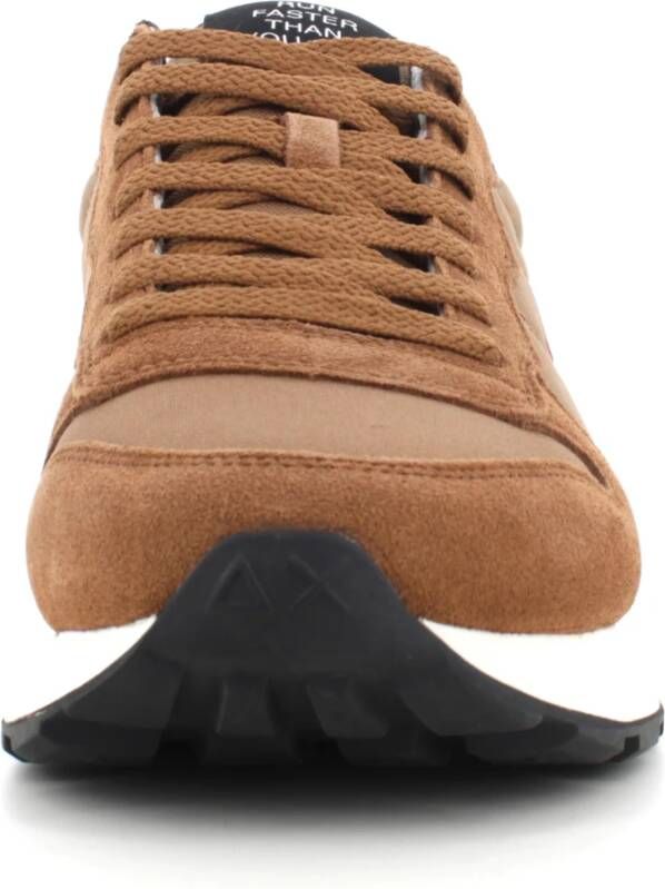 Sun68 Heren Lage Sneakers Brown Heren