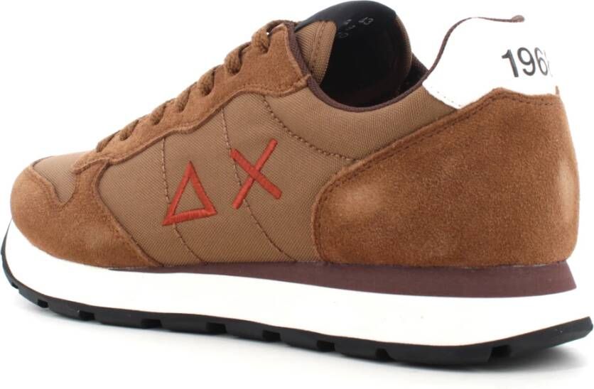 Sun68 Heren Lage Sneakers Brown Heren