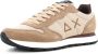 Sun68 Heren Lage Sneakers Solide Stijl Beige Heren - Thumbnail 8