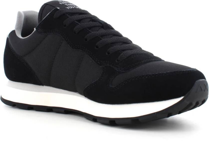 Sun68 Heren Lage Sneakers TOM Solid Black Heren