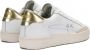 Sun68 Katy Leather Tennisschoenen Wit Goud White Dames - Thumbnail 4