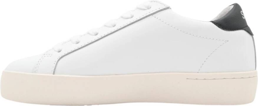 Sun68 Katy Leren Sneakers in Wit White Heren