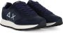 Sun68 Klassieke leren sneakers met materialen Blue Heren - Thumbnail 4