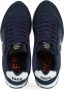 Sun68 Klassieke leren sneakers met materialen Blue Heren - Thumbnail 5