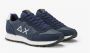 Sun68 Klassieke Navy Blauwe Sneakers Blue Heren - Thumbnail 2