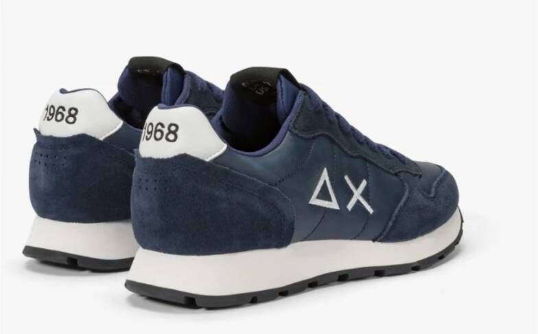 Sun68 Klassieke Navy Blauwe Sneakers Blue Heren