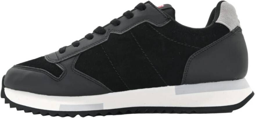 Sun68 Klassieke Niki Sneakers in Zwart Gray Heren