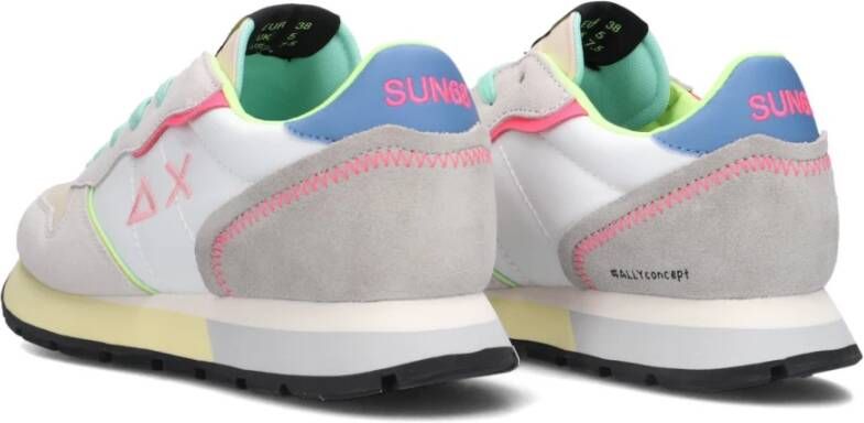 Sun68 Kleur Explosie Lage Sneakers voor Dames Multicolor Dames
