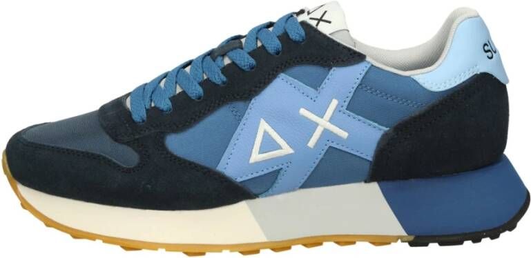 Sun68 Lage Bicolor Sneakers Blue Heren