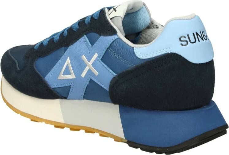 Sun68 Lage Bicolor Sneakers Blue Heren